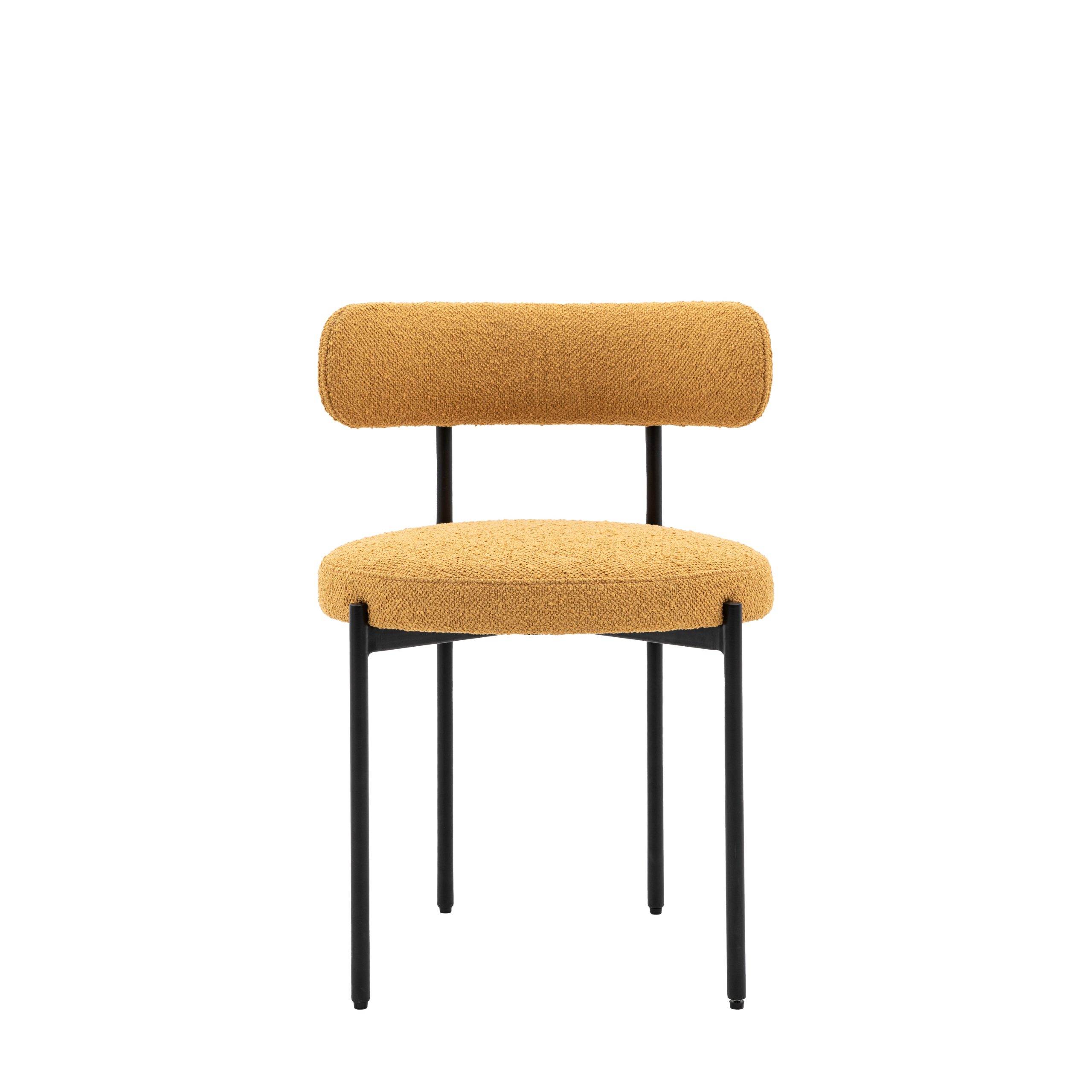 Gallery Direct Aveley Dining Chair Ochre (Set of 2)