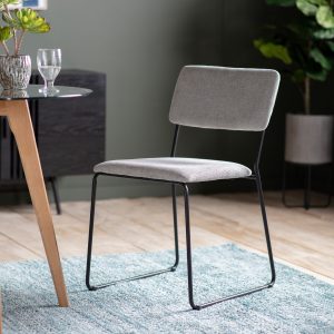 Gallery Direct Chalkwell Dining Chair Light Grey Set of 2 | Shackletons