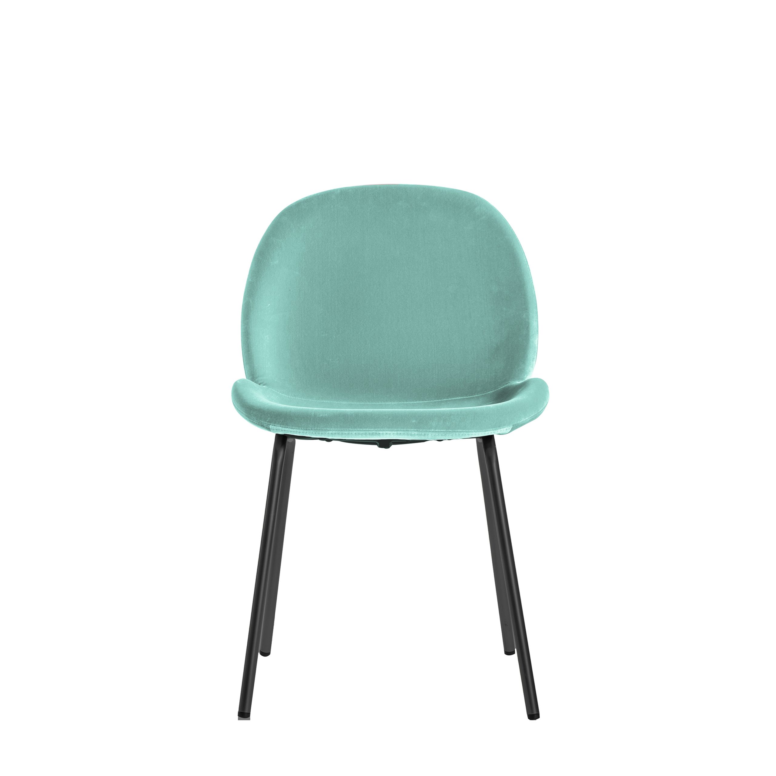 Gallery Direct Flanagan Chair Mint Velvet (Set of 2)