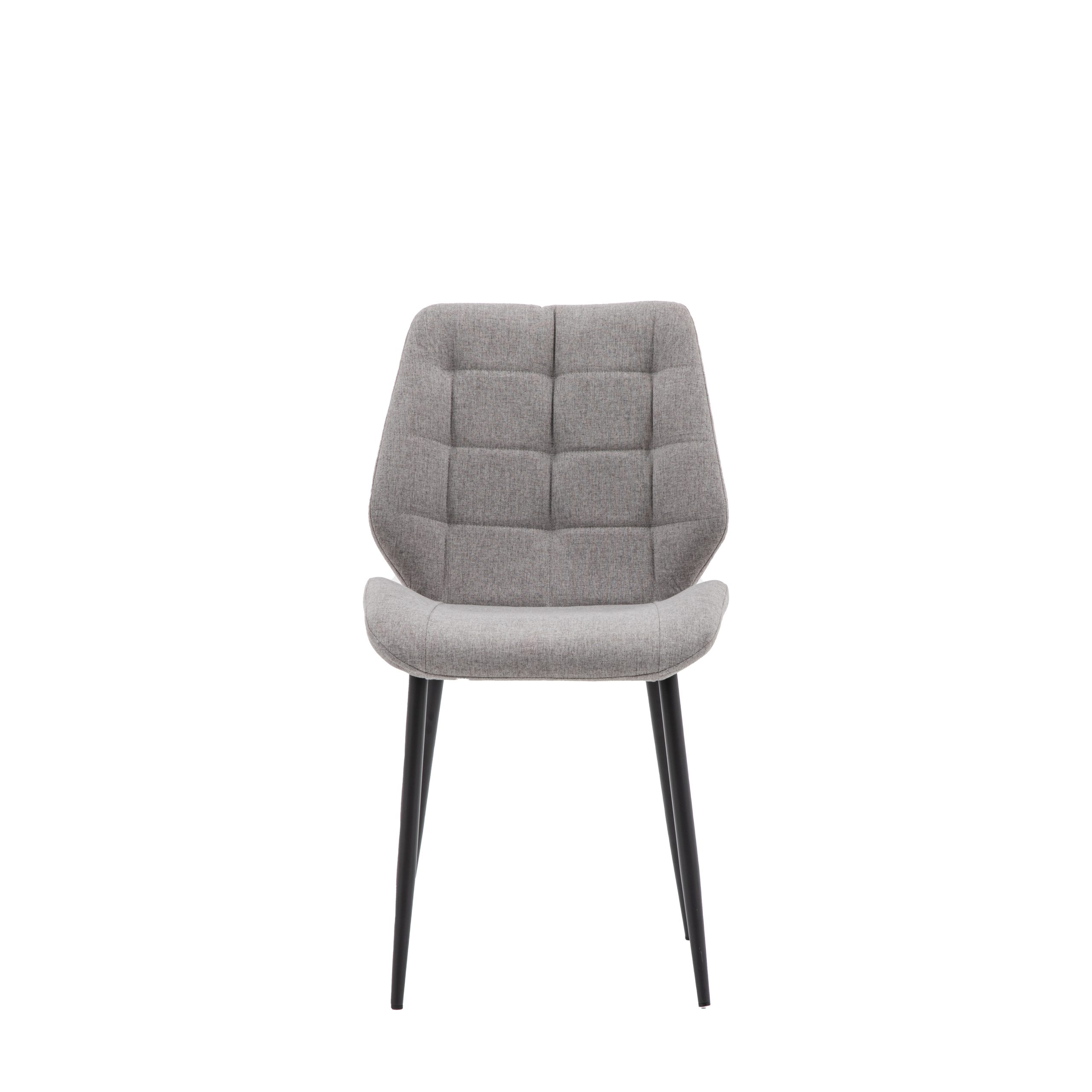 Gallery Direct Manford Dining Chair Light Grey (Set of 2)