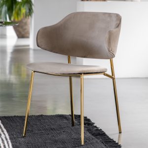 Gallery Direct Whitehall Dining Chair Taupe Set of 2 | Shackletons