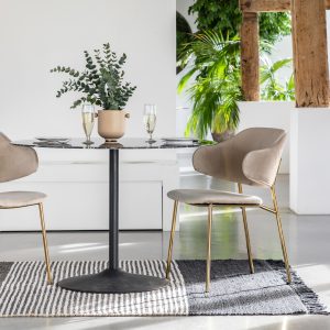 Gallery Direct Whitehall Dining Chair Taupe Set of 2 | Shackletons