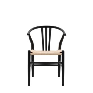Gallery Direct Whitney Chair Black Set of 2 | Shackletons