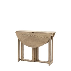 Gallery Direct Craft Folding Dining Table Smoked | Shackletons