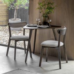 Gallery Direct Hatfield Dining Table Smoked | Shackletons