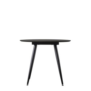 Gallery Direct Astley Round Dining Table Black | Shackletons