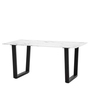 Gallery Direct Davidson Dining Table White Effect | Shackletons