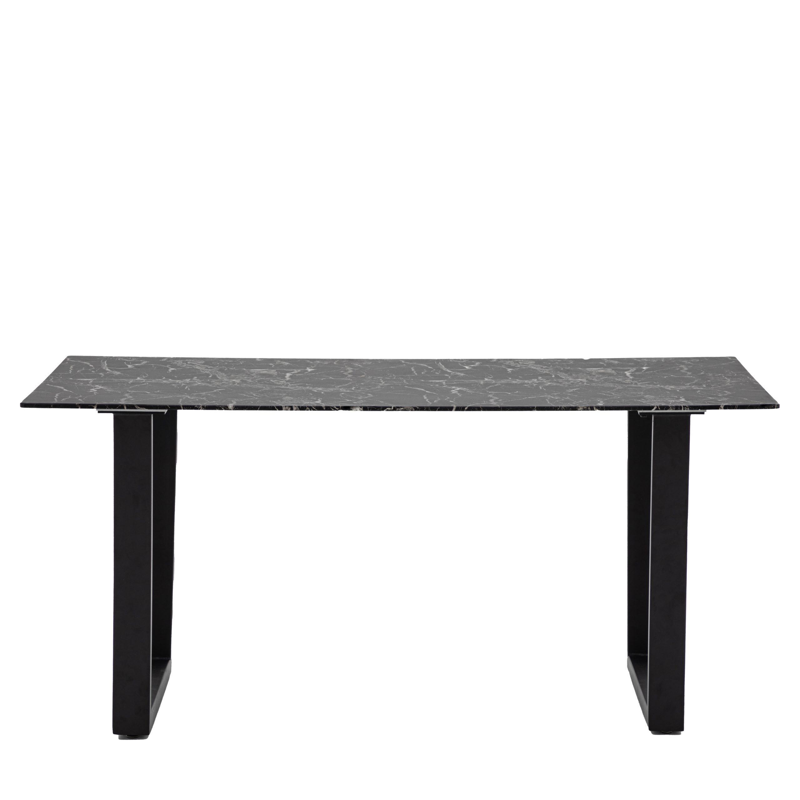 Gallery Direct Davidson Dining Table Black Effect
