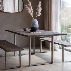 Gallery Direct Huntington Dining Table Grey | Shackletons