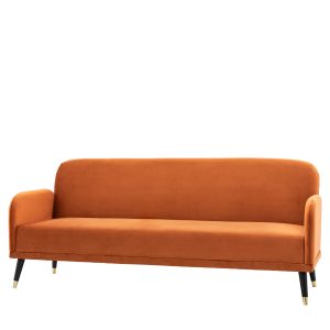 Gallery Direct Holt Sofa Bed Rust | Shackletons