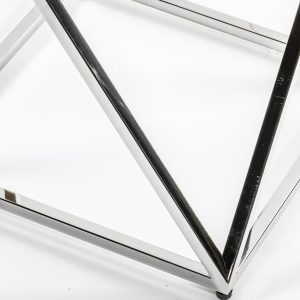 Gallery Direct Parma Side Table Silver | Shackletons