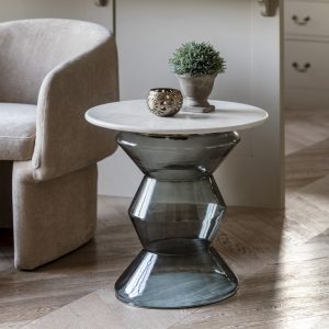 Gallery Direct Turin Side Table Smoke | Shackletons