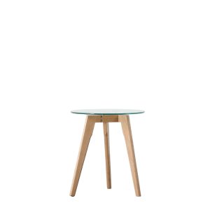 Gallery Direct Blair Round Side Table Oak | Shackletons