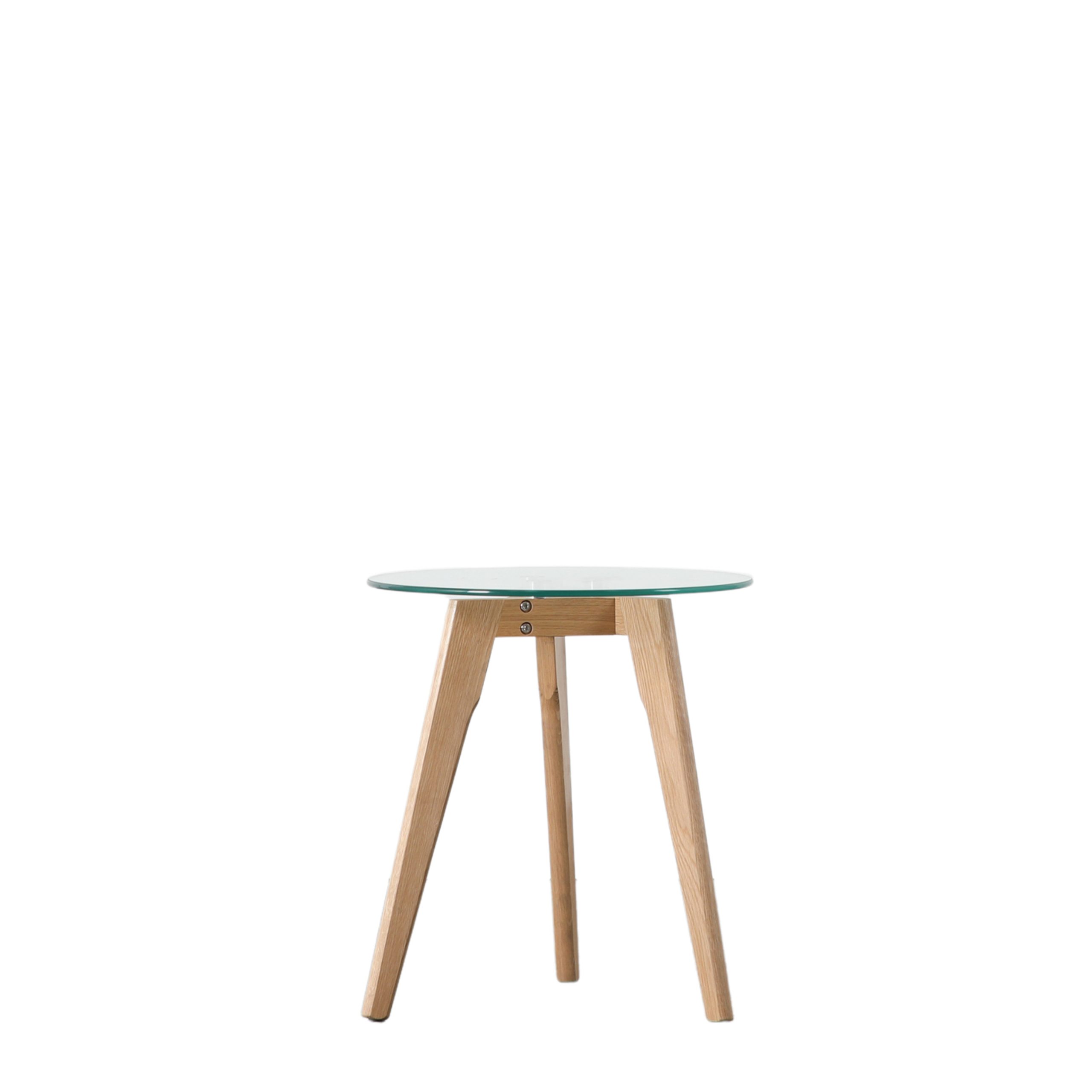 Gallery Direct Blair Round Side Table Oak