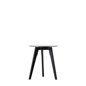 Gallery Direct Blair Round Side Table Black | Shackletons