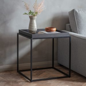 Gallery Direct Forden Tray Side Table Black | Shackletons
