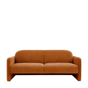 Gallery Direct Massa 3 Seater Sofa Amber | Shackletons