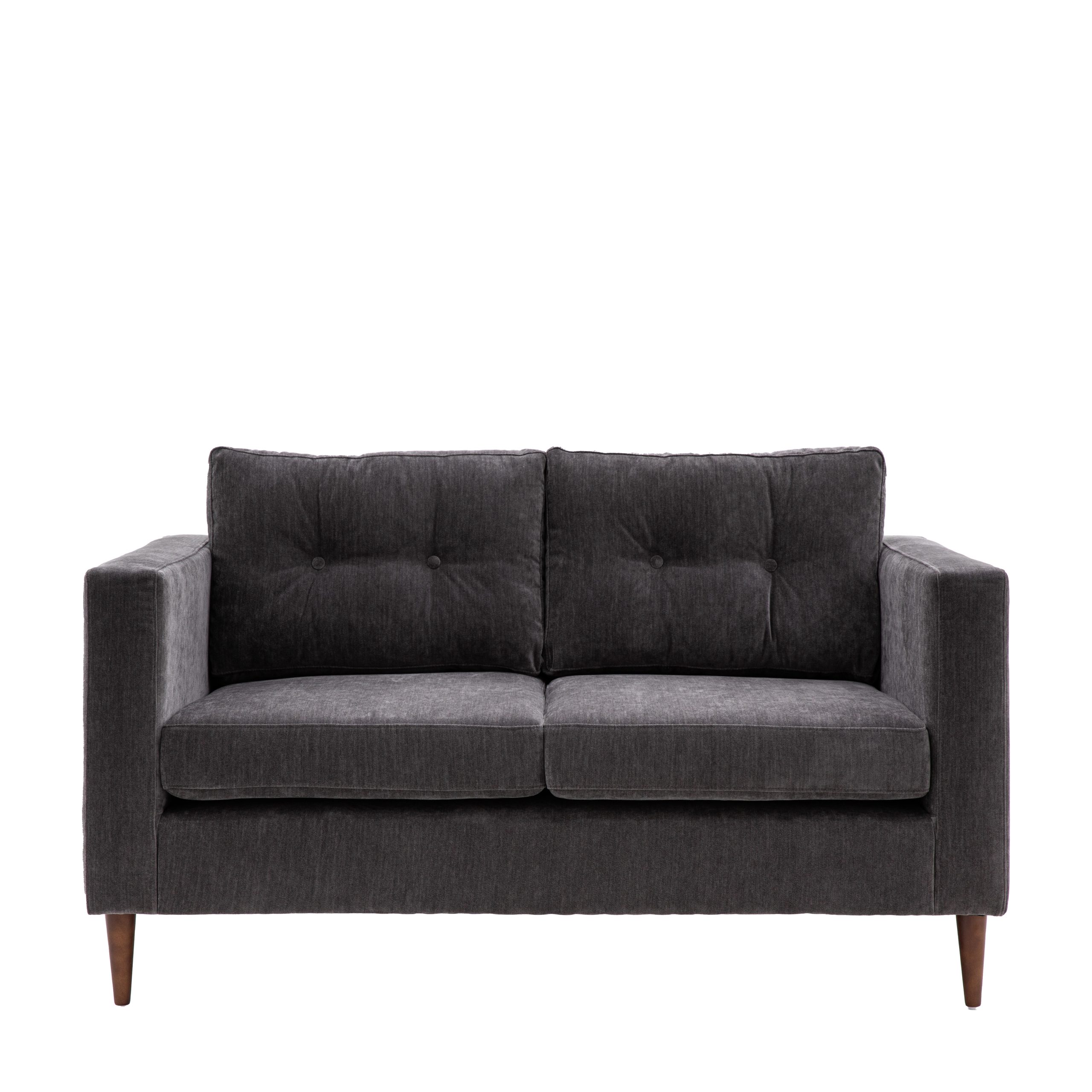 Gallery Direct Whitwell Sofa 2 Seater Charcoal