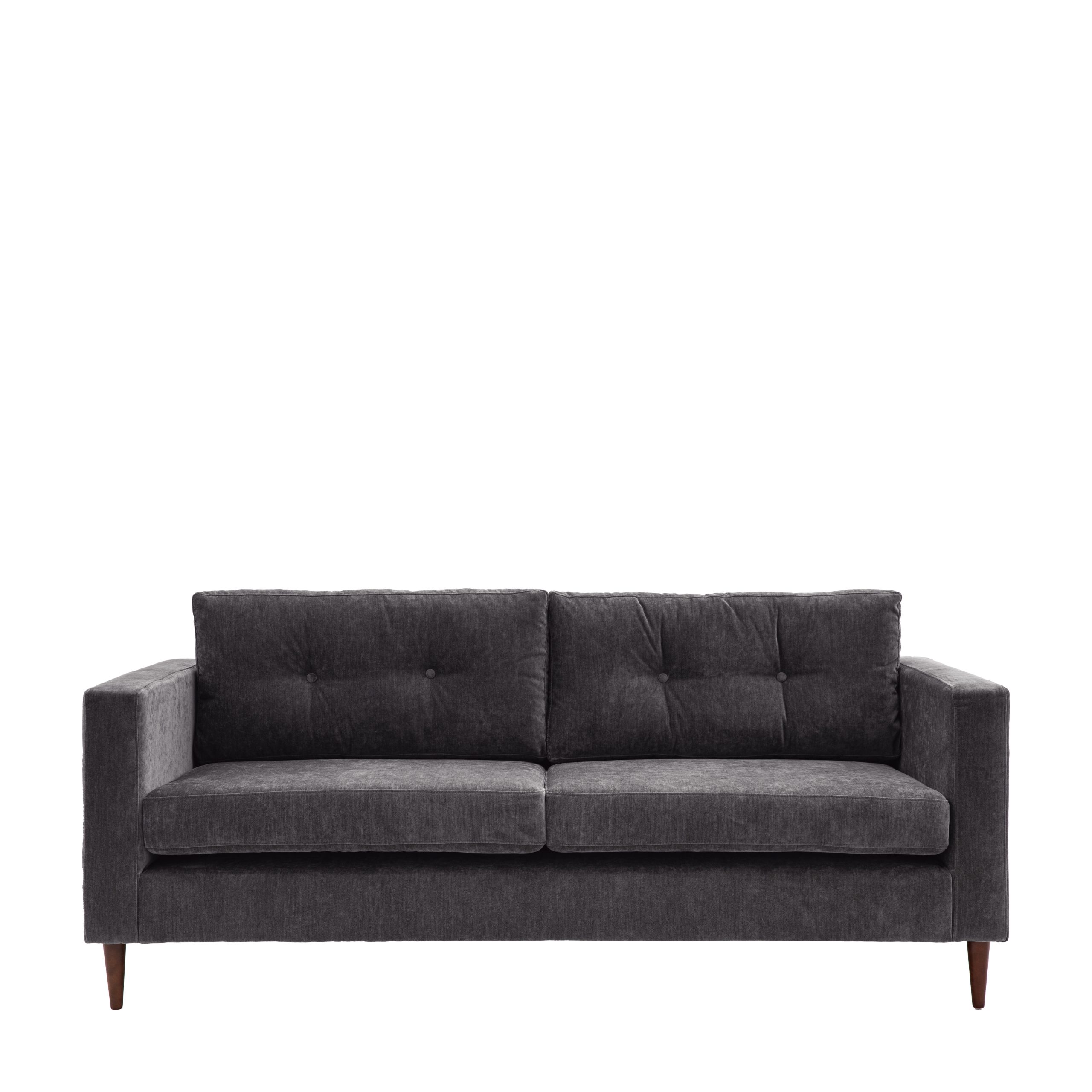 Gallery Direct Whitwell Sofa 3 Seater Charcoal