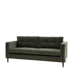 Gallery Direct Whitwell Sofa 3 Seater Forest | Shackletons