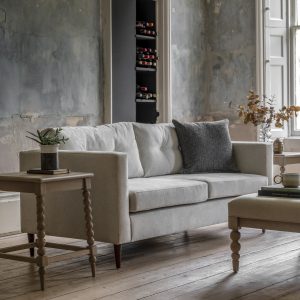Gallery Direct Whitwell Sofa 3 Seater Light Grey | Shackletons