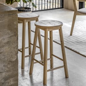 Gallery Direct Hatfield Stool Natural | Shackletons