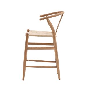 Gallery Direct Whitney Bar Stool Natural Set of 2 | Shackletons
