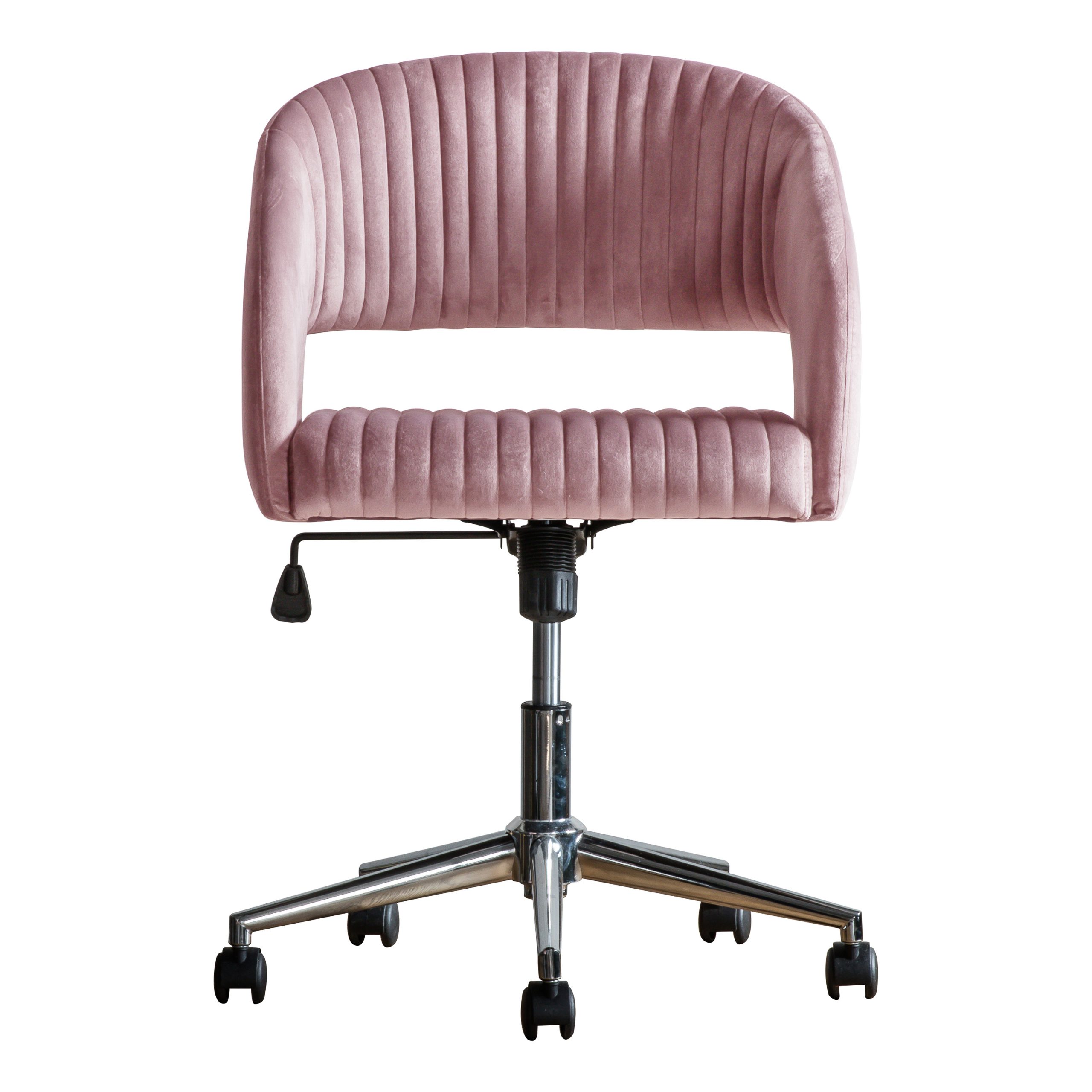 Gallery Direct Murray Swivel Chair Pink Velvet