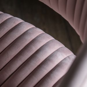 Gallery Direct Murray Swivel Chair Pink Velvet | Shackletons