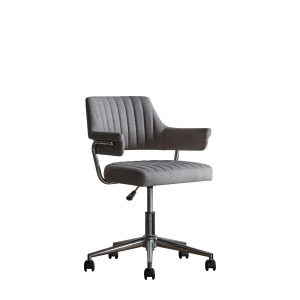 Gallery Direct Mcintyre Swivel Chair Grey | Shackletons