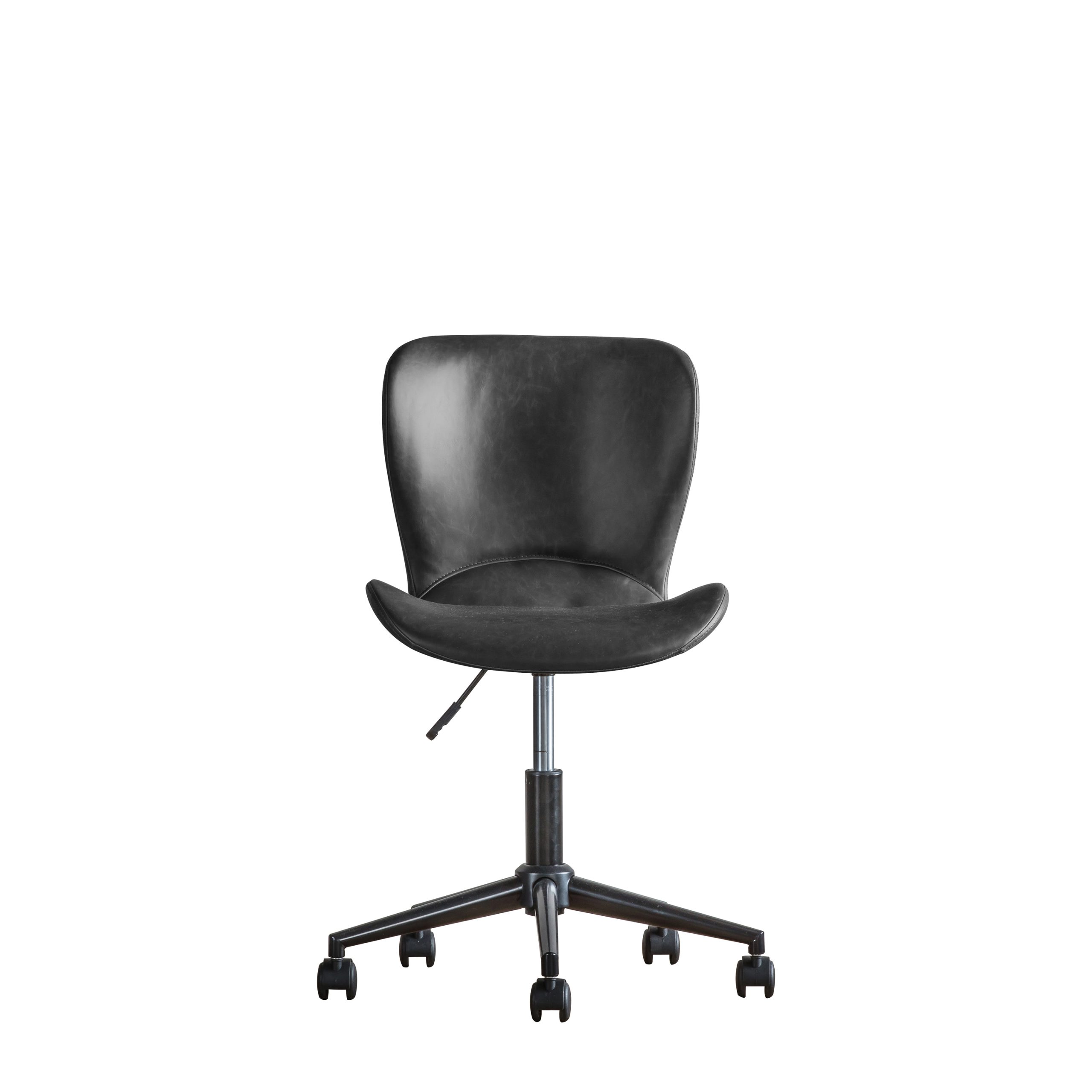 Gallery Direct Mendel Swivel Chair Charcoal