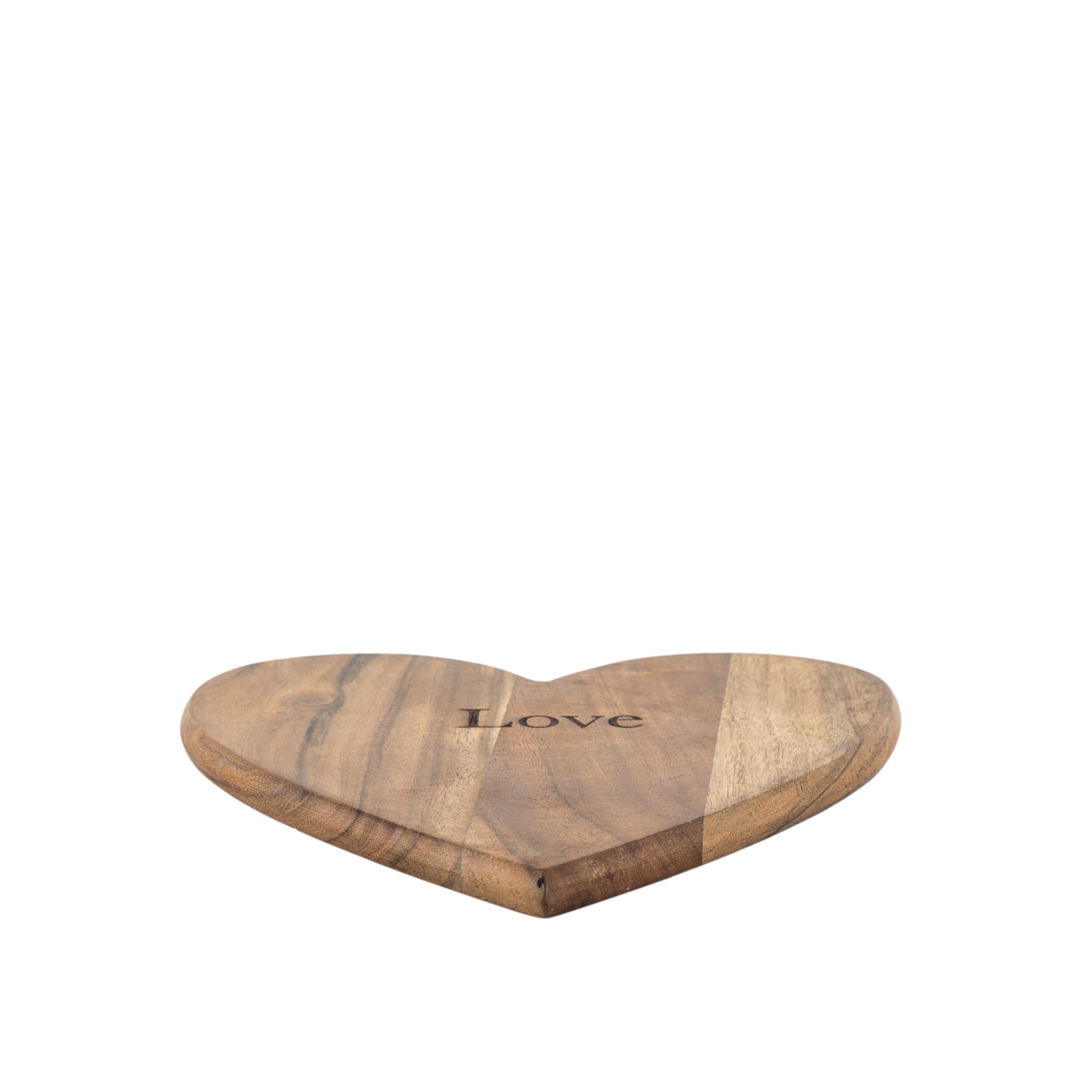 Gallery Direct Emotive Heart Chopping Board Natural