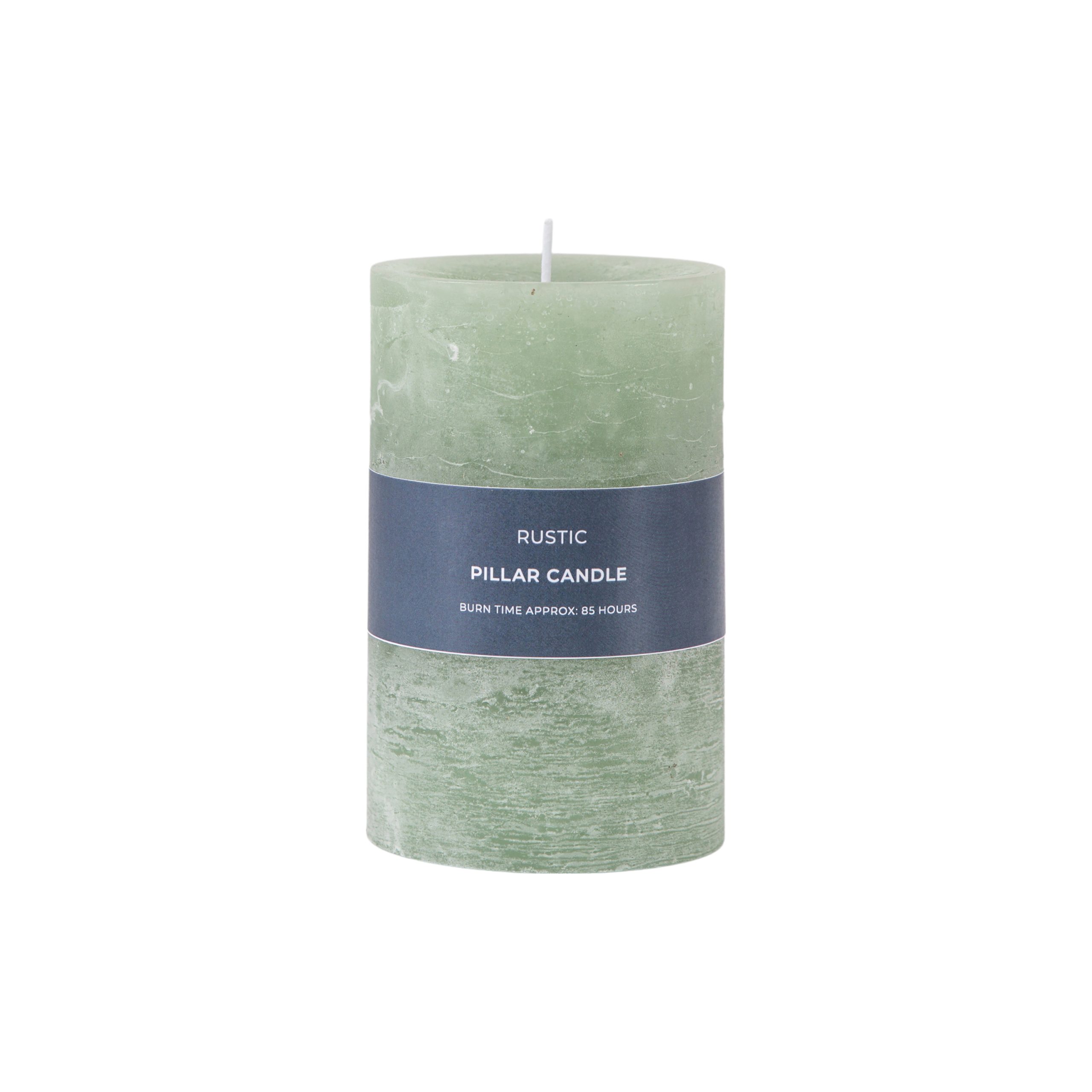Gallery Direct Pillar Candle Rustic Sage