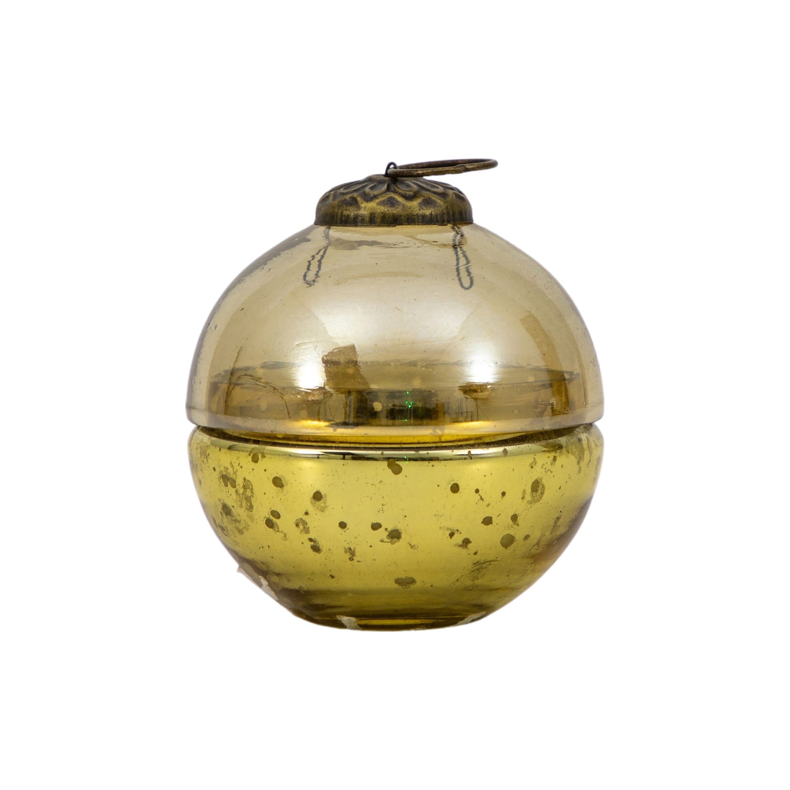 Gallery Direct Bauble Votive Small Gold Lustre (Pack of 2)