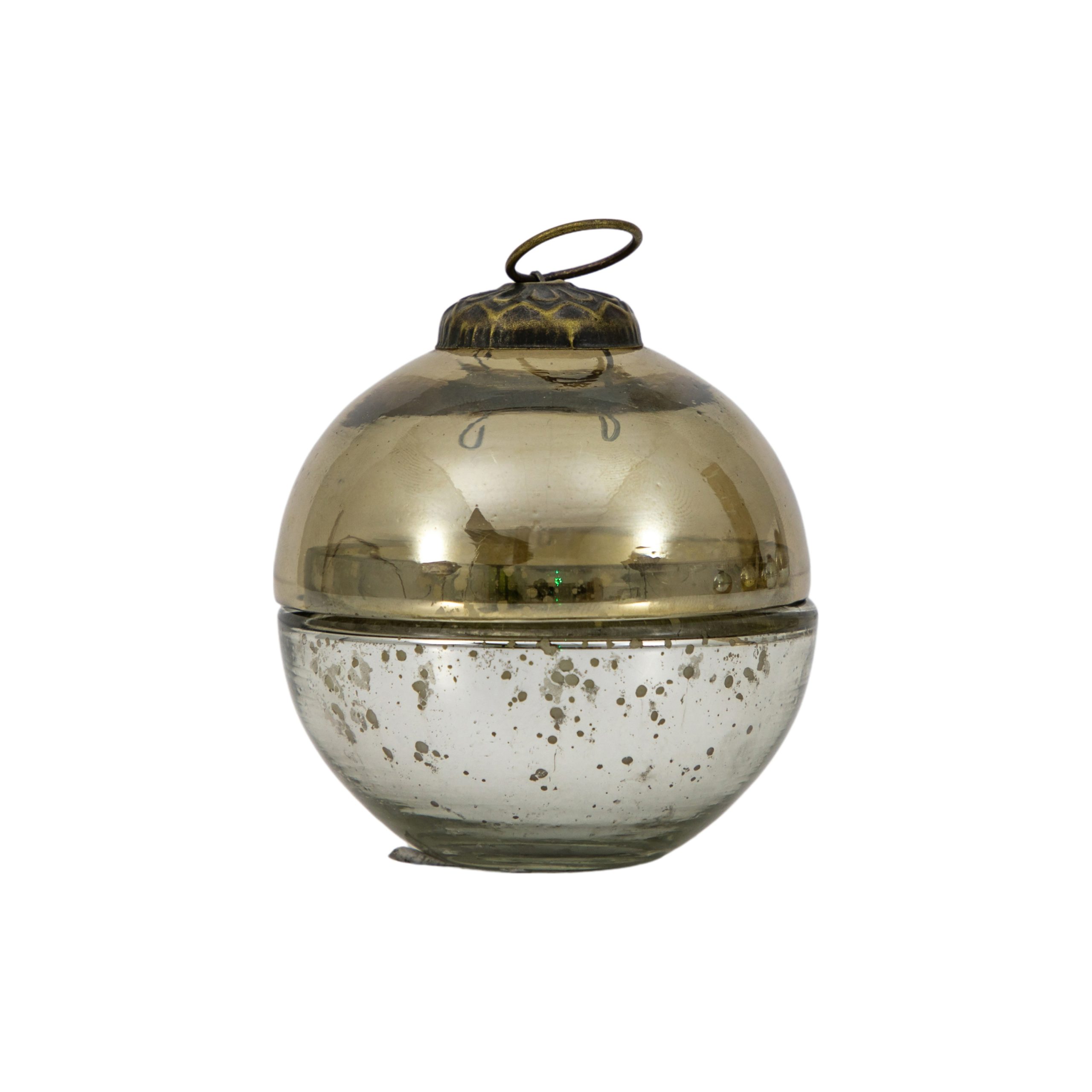 Gallery Direct Bauble Votive Small Brown Lustre (Pack of 2)