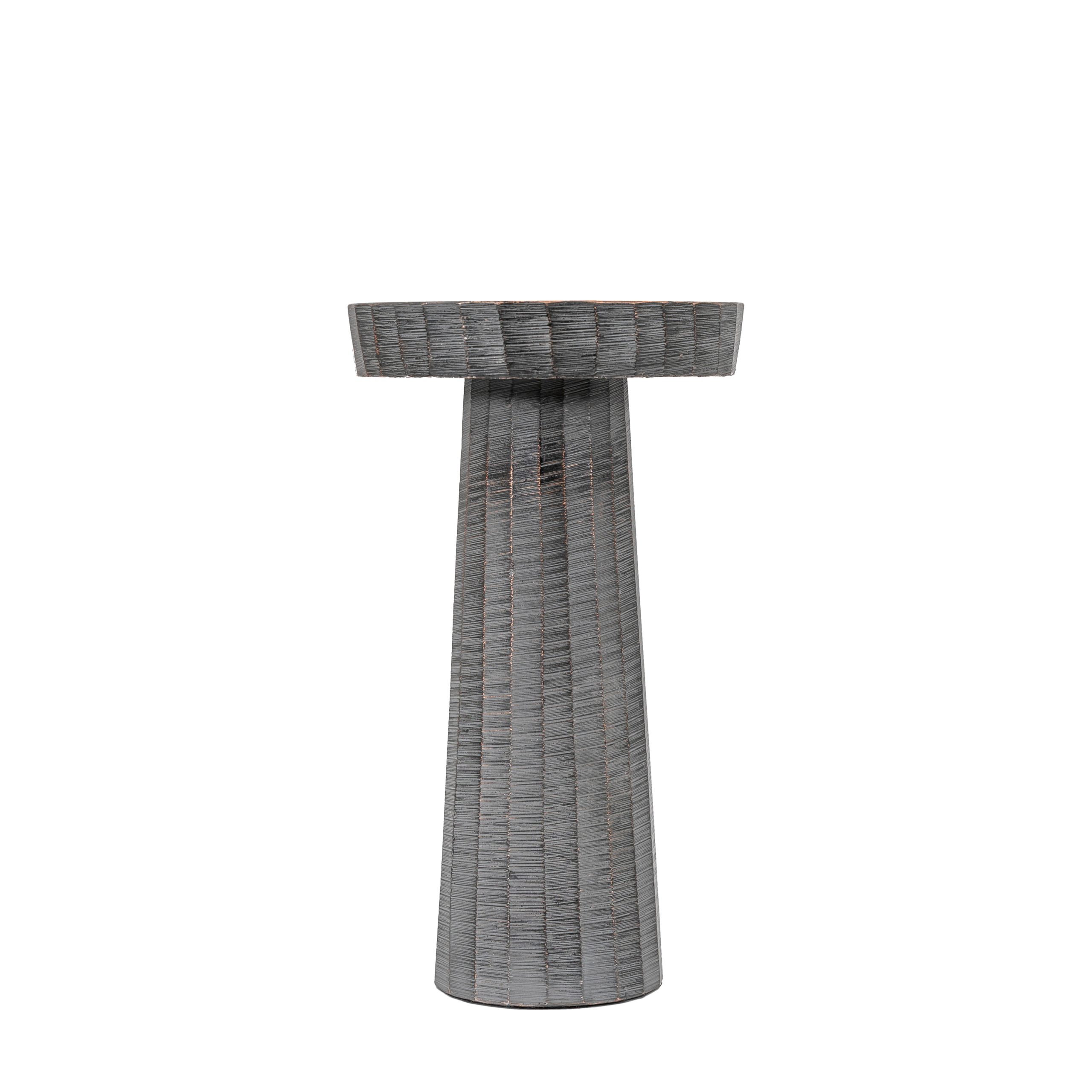 Gallery Direct Enya Candlestick Small Antique Grey