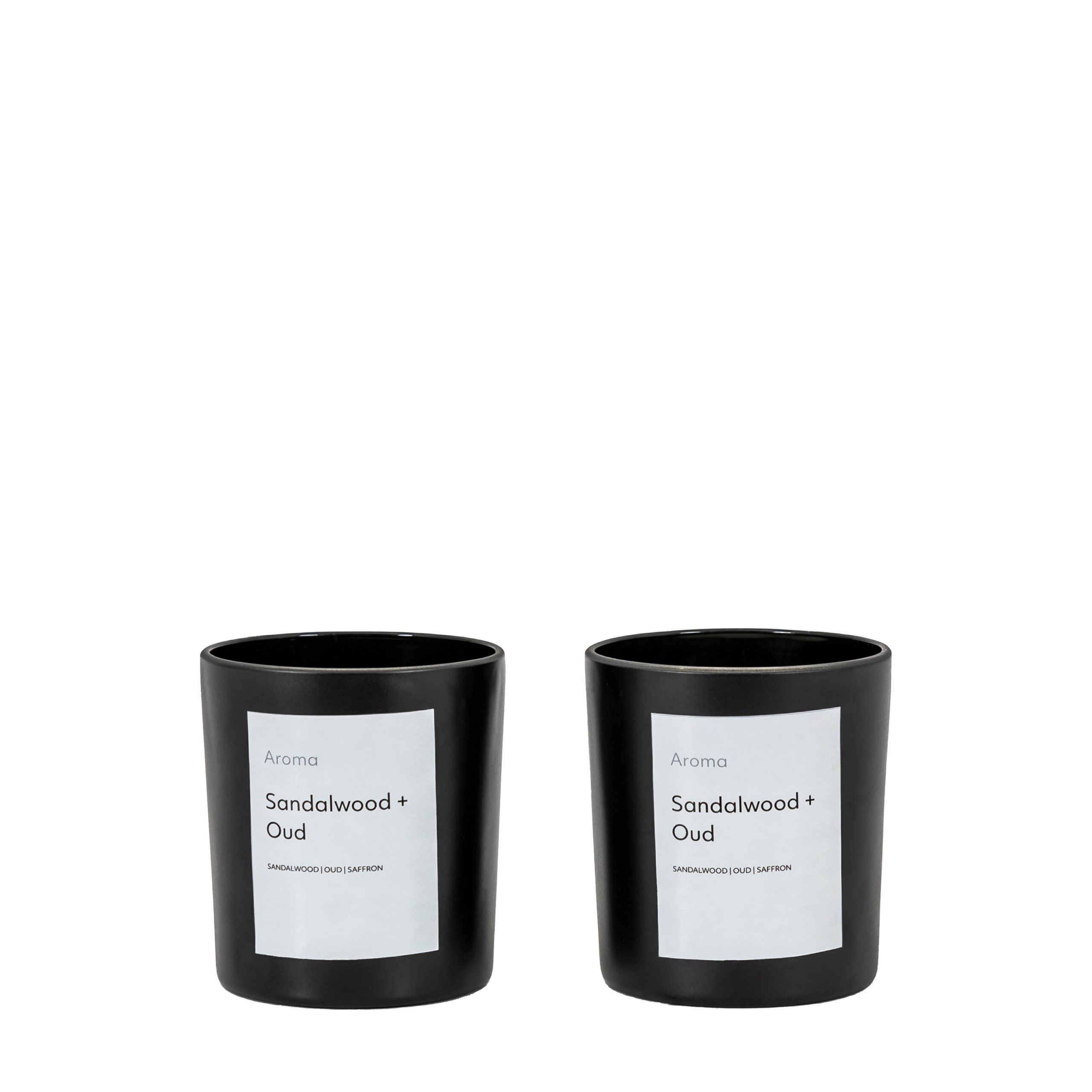 Gallery Direct Aroma Votive Sandalwood & Oud (Pack of 2)