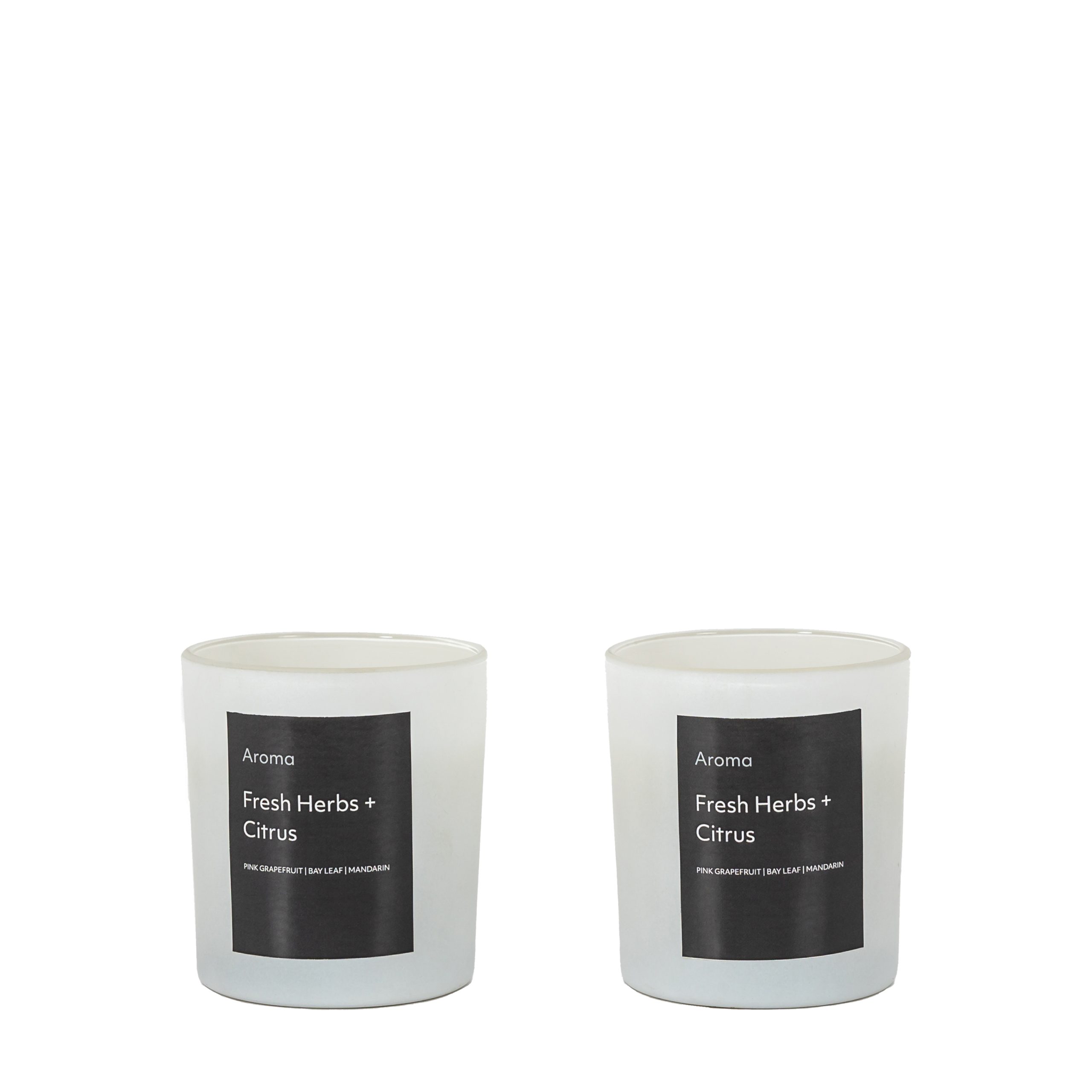Gallery Direct Aroma Votive Fresh Herbs & Citrus (Pack of 2)