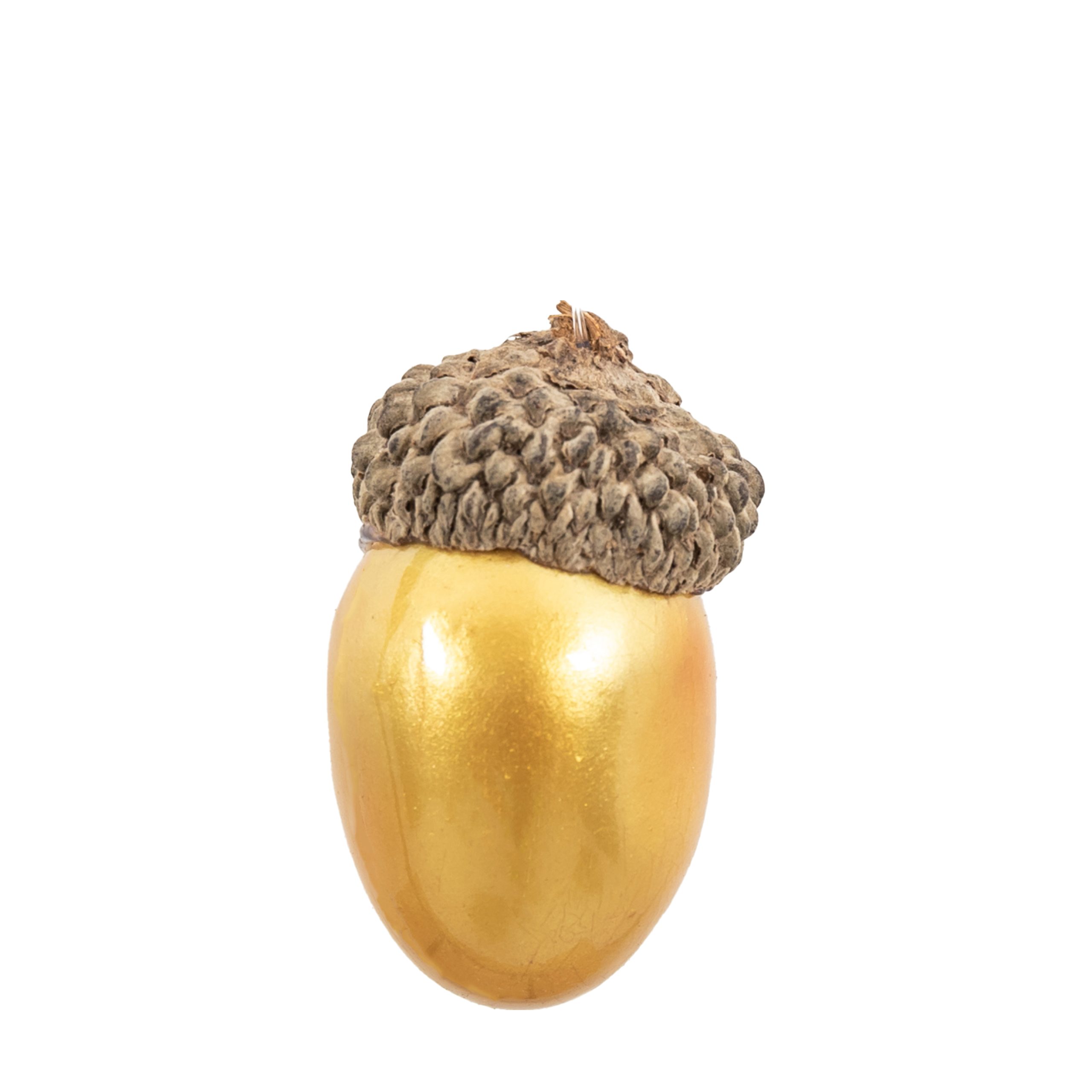 Gallery Direct Acorn Tree Decorations Gold (Set of )