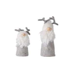 Gallery Direct Gonk Duo Grey Set of 2 | Shackletons