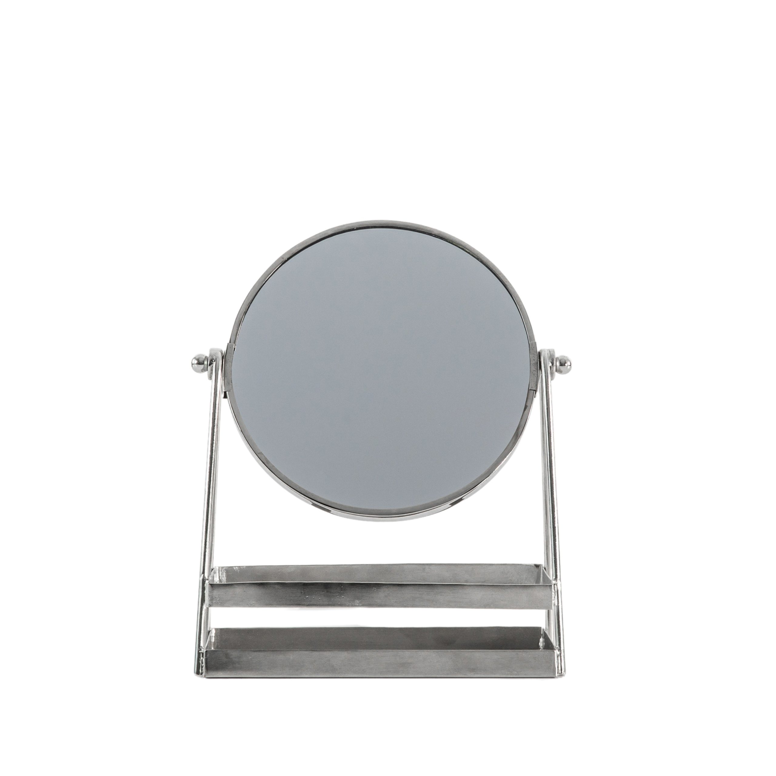 Gallery Direct Carly Vanity Mirror w/Tray Silver