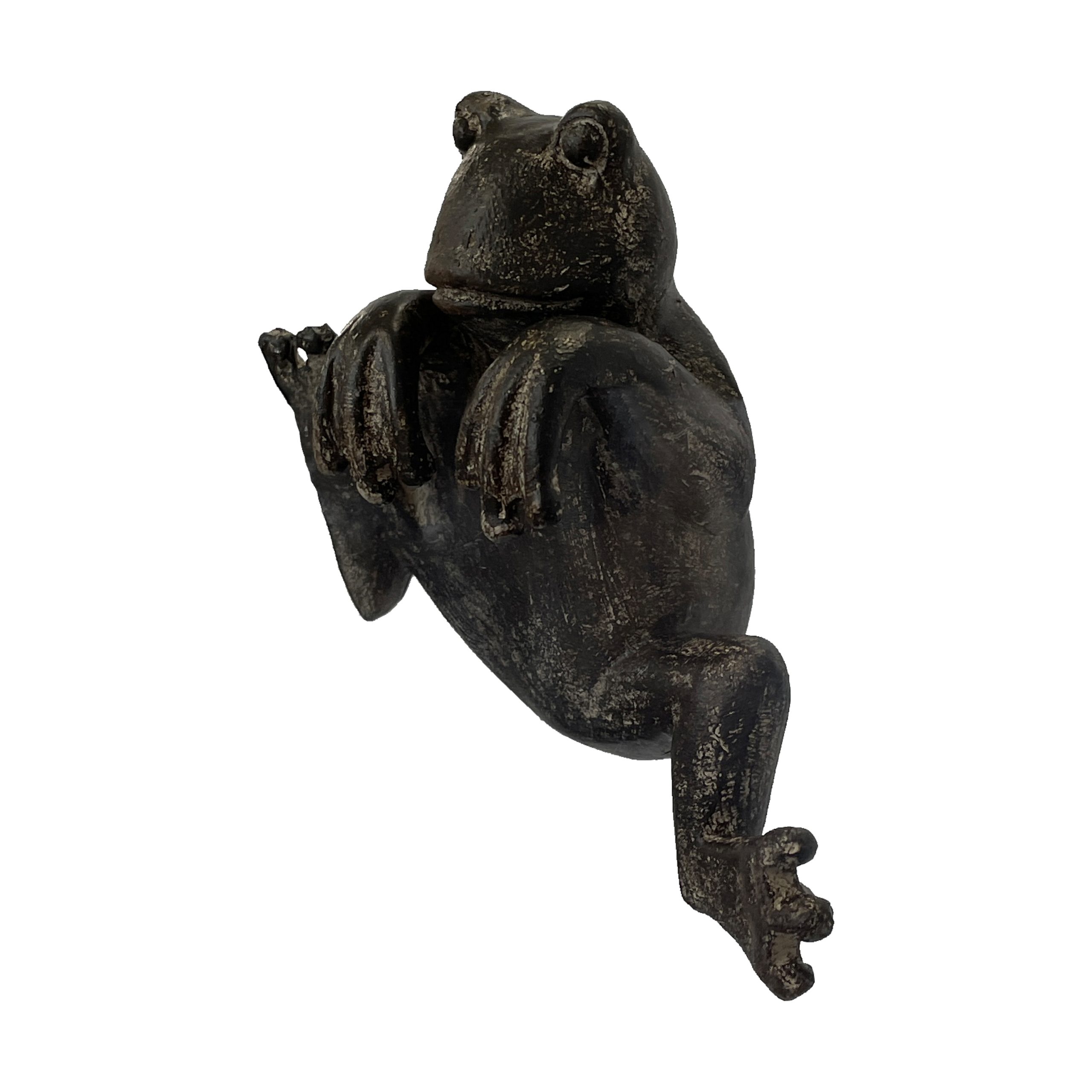 Gallery Direct Philip Frog Pot Hanger Antique (Pack of 2)