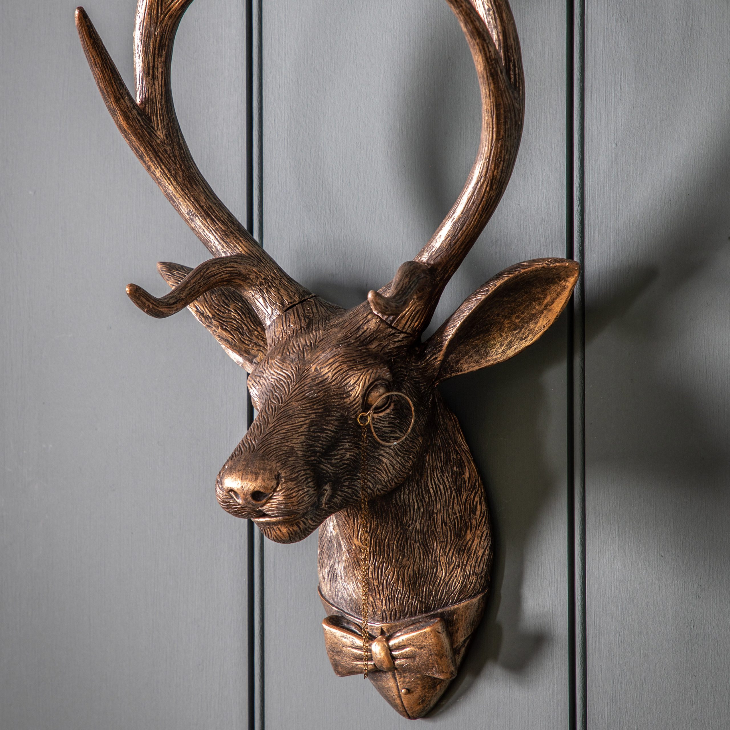 Gallery Direct Sir Cameron Stag Wall Decor Bronze
