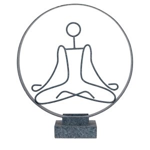 Gallery Direct Lotus Pose Sculpture | Shackletons