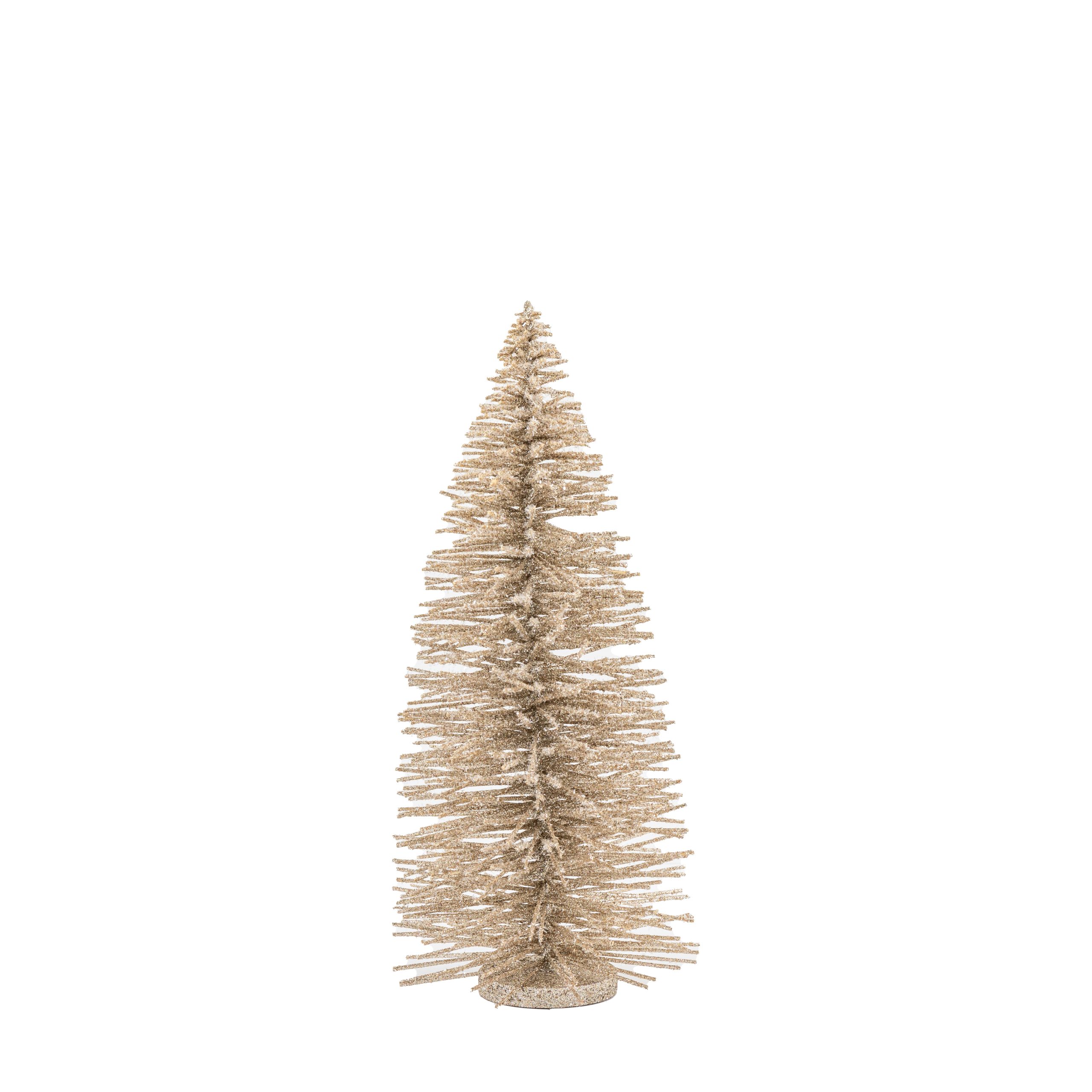 Gallery Direct Glittered Brush Tree Large Champagne