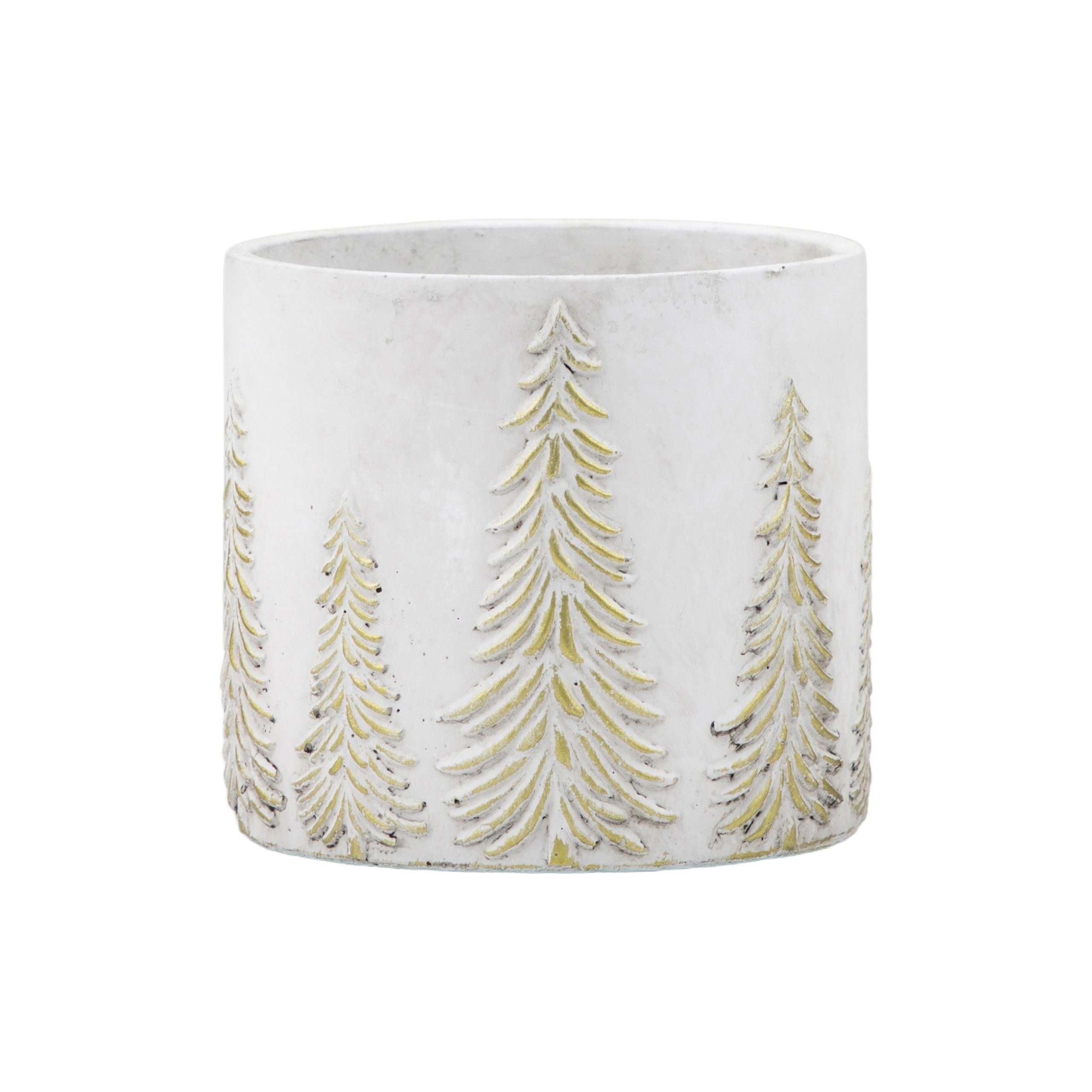 Gallery Direct Forest Planter White & Gold