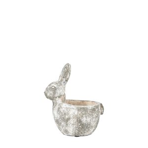 Gallery Direct Bunny Pot Small Distressed White | Shackletons