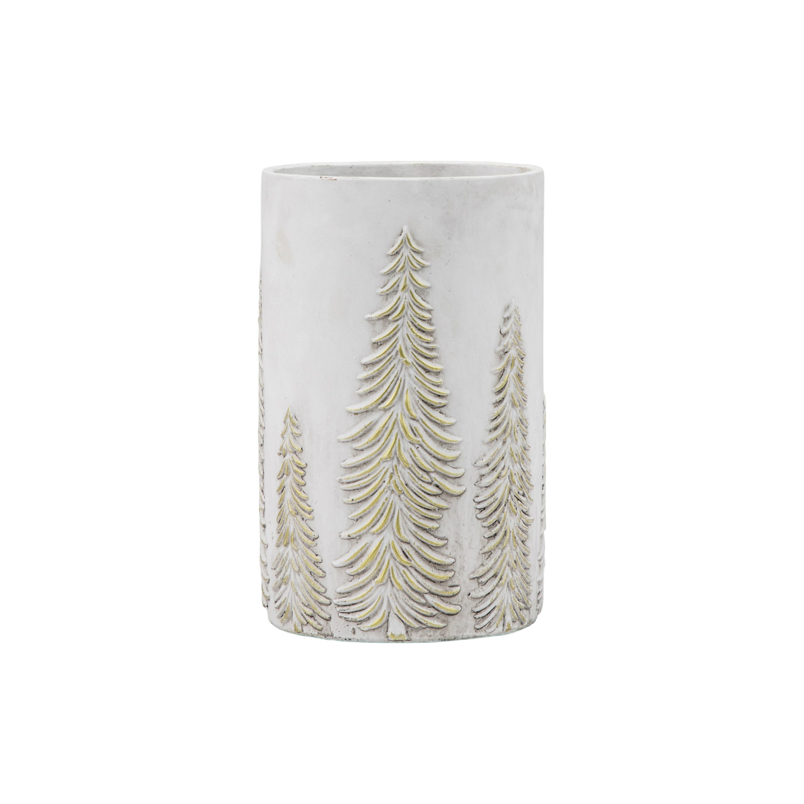 Gallery Direct Forest Vase White & Gold