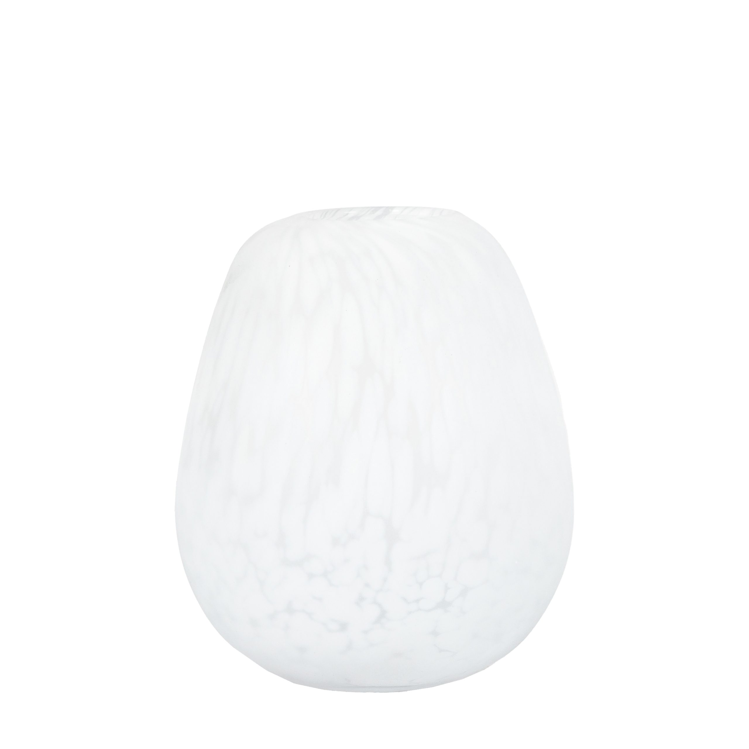 Gallery Direct Linni Vase Large Frosted White Speck