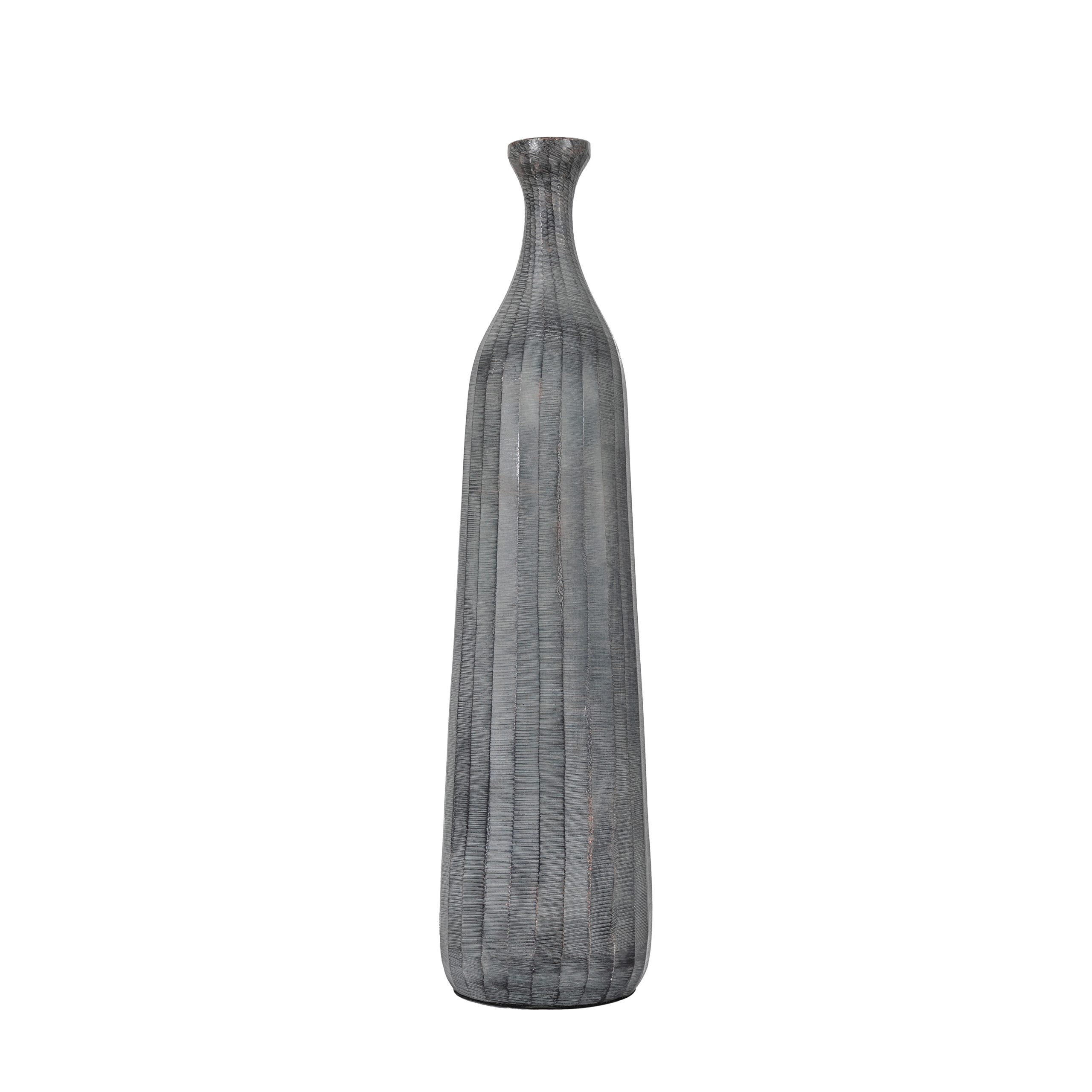 Gallery Direct Enya Bottle Vase Medium Antique Grey